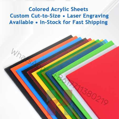 High-quality coloured acrylic sheets wholesale price bulk discounts