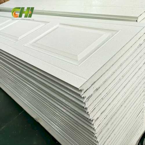Customized Flat/Flush/Smooth/Wood/Plank Grain PU Foam Garage Door Panel Best for Wholesale