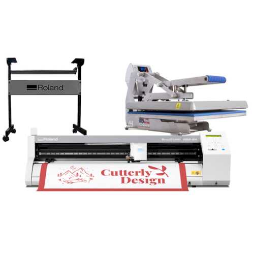 GS2-24 Cutter with Hover Heat Press (ATLASPRINTSTORE)