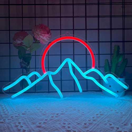 Kinyu Signs Mountain Neon Sign