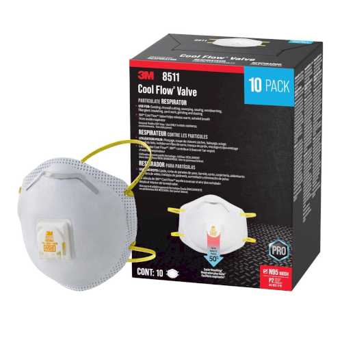 3M N100 Lead Paint Removal Valved Respirator 8233