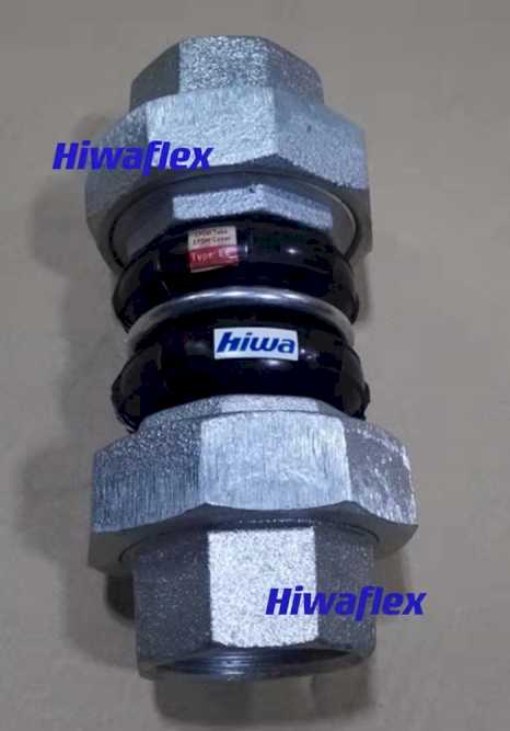 twin sphere union rubber expansion joint