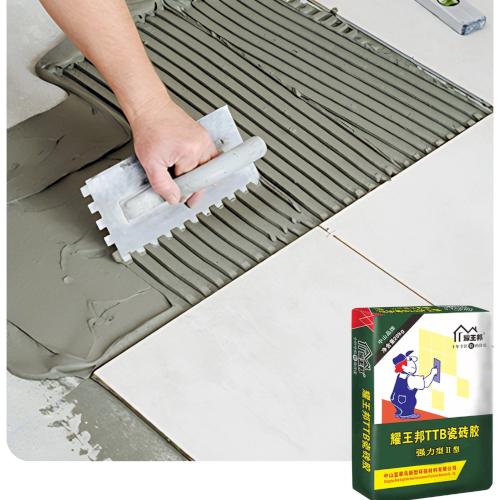 Blue Kingfisher Tile Adhesive is easy to apply