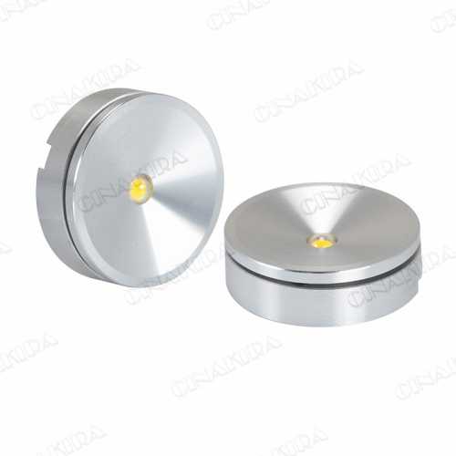 1W LED puck light DC12V ultra thin round under cabinet light downlights