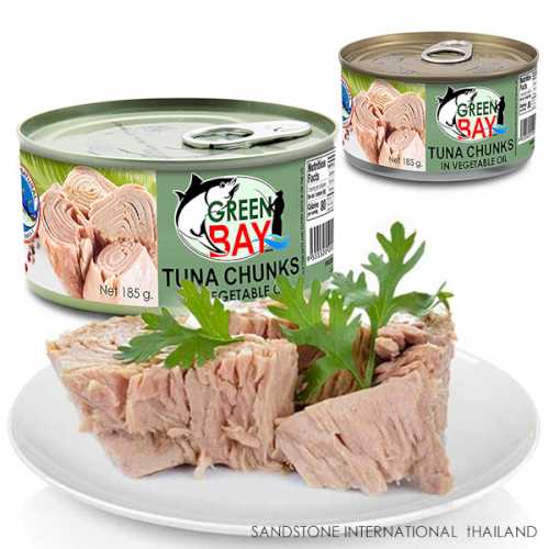 Canned Tuna Chunks in Vegetable Oil 185 g.