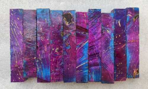 stabilized wood blocks blank