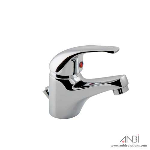 ANBI Italy Basin Mixer With Pop-up Waste Brass ABAG-20010
