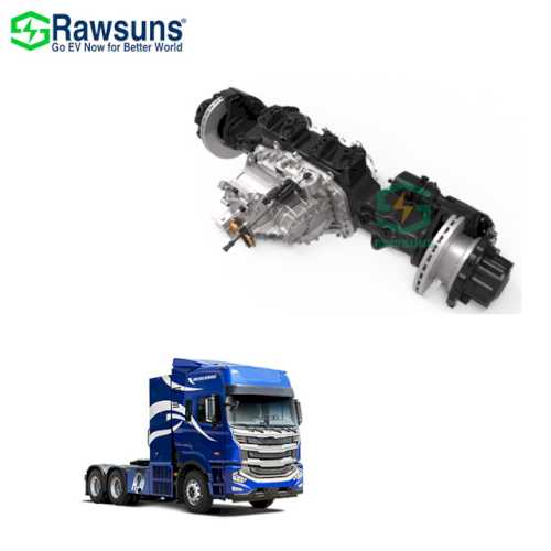 Electric Drive Axle 250Kw Electric Motor With Differential Rear Axle PMSM Motor Ev Conversion Kit for Heavy Truck