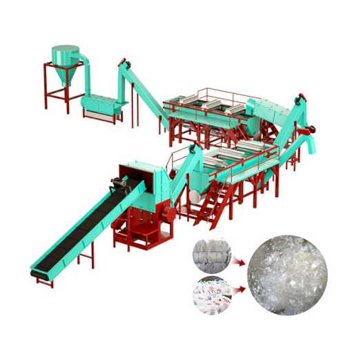 Automatic 600-2000kg/h PP PE Film Cleaner for Plastic Recycling Plant