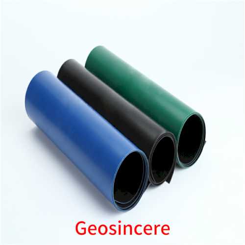 0.75 1.0 1.5mm pond liner HDPE geomembrane for fish pond aquaculture