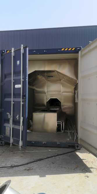 Mobile Field Animal crematory for dog cats Crematorium Pets Cremation Machine for Individual a Maximum Load Size of 1000 kgs