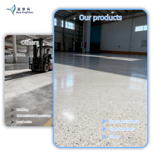 Epoxy colored sand self-leveling floor paint Blue Kingfisher manufacturer wholesale