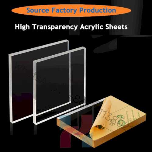 High-grade transparent acrylic sheets direct factory price