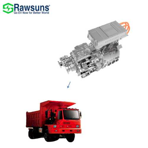 600Kw/1000Kw Electric Motor With Controller Battery Electric Powertrain Ev Kit for Mining Trucks