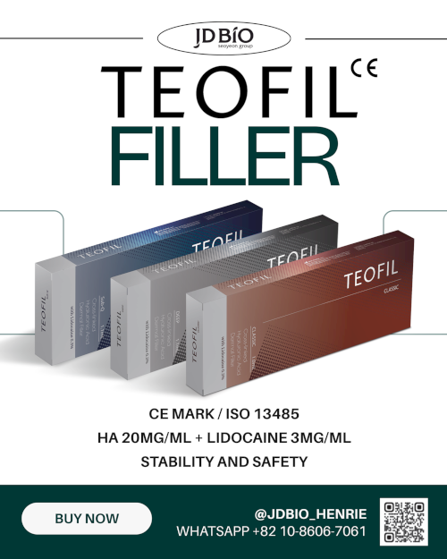 TEOFIL HA Filler 1ml with CE MARK, KFDA