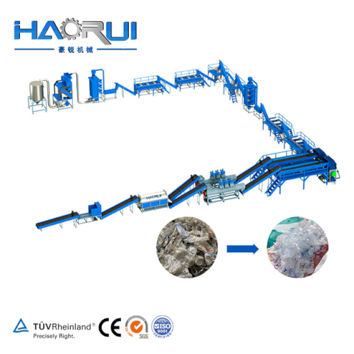 Automatic Fibre Grade PET Cleaning System for Plastic Recycling Plant